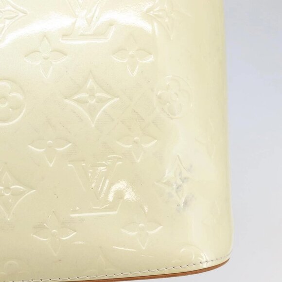 LOUIS VUITTON Monogram Vernis Houston Hand Bag Perle - Picture 8 of 15